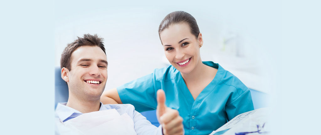 Best Dentist For You happy patient with dentist